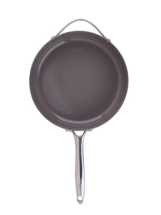 Tigaie Sauté din Aluminiu cu Capac cu Acoperire Ceramică 28cm