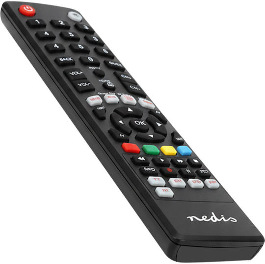 Telecomandă Preprogramată Remote Control Tv Dvd Sat Dvb-t Butoane Streaming Negru