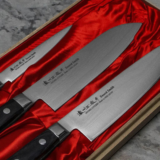 Satake Daichi Rostfreier Stahl Messer Satz 3 Stück
