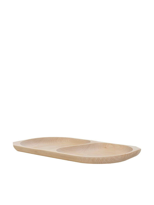 Плато За Сервиране Дървено 44x23x2.5см