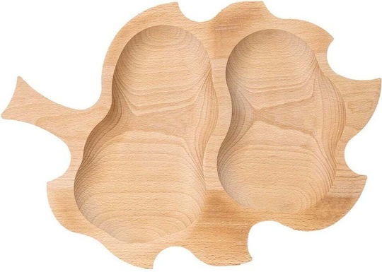 Плато за сервиране за суши дървено 37x27x2 см