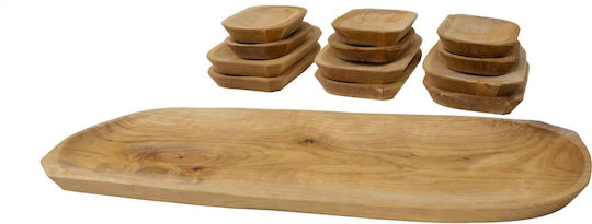 Servierplatten Hölzernes 60x24x2,5cm 13 Stück