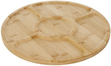 Placă De Servire Brânză Rotativă Din Lemn 33 Cm