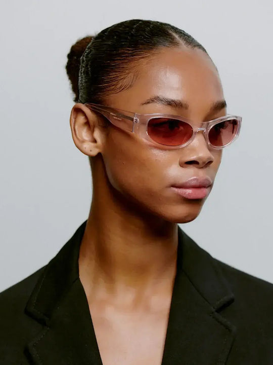 A.Kjaerbede Unisex Sunglasses with Pink Frame and Pink Lenses KL2405-010