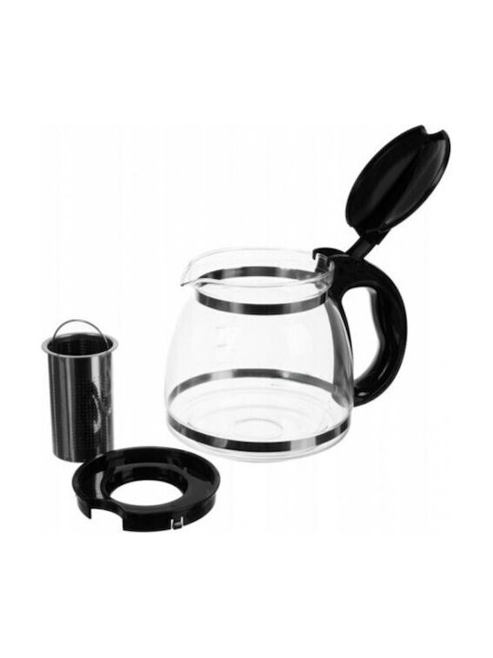 Teapot with Filter Glass Gray 2000ml