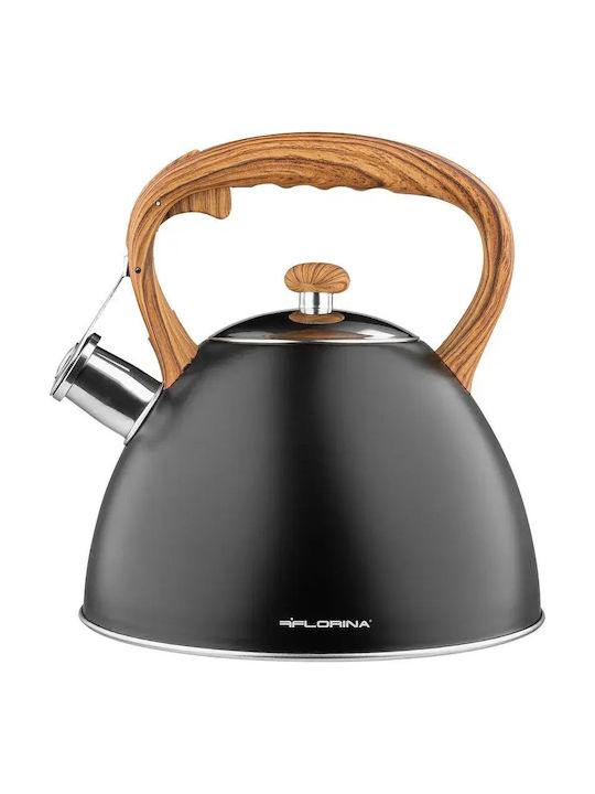 Florina Кетъл Неръждаем Черен 2500ml