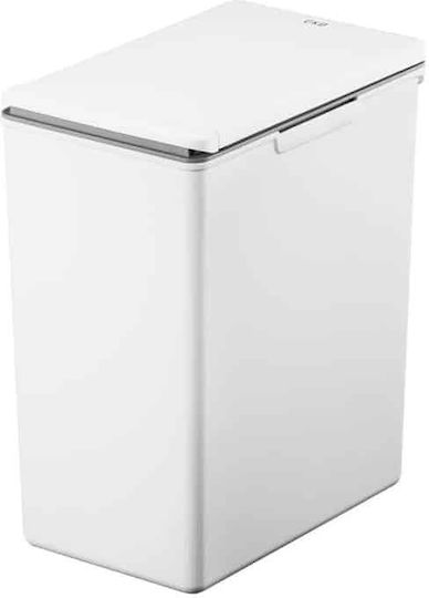 Eko Plastic Waste Bin with Photocell White 20lt