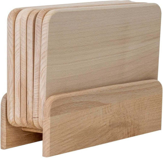 Set Wooden Chopping Board 6 Pieces