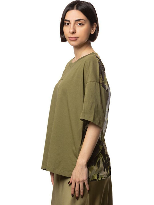 Women's Cotton Khaki Blouse