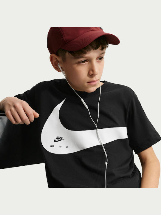 Kids T-shirt Black Club Energy