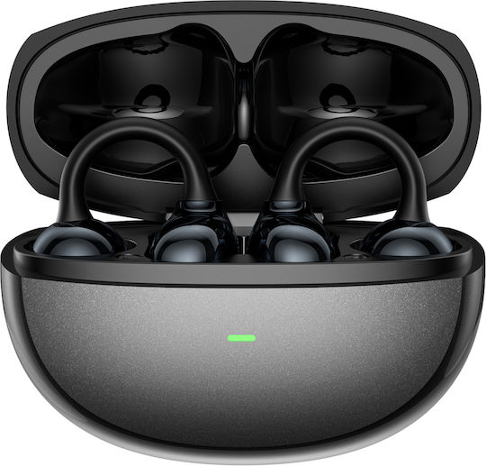 Wiwu Ai306 Open Ear Bluetooth Handsfree Ακουστικά με Θήκη Φόρτισης Μαύρα