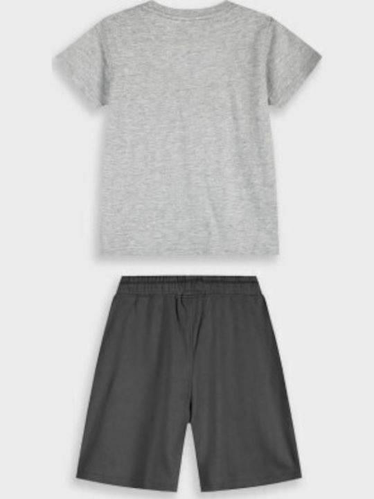 Energiers Kids Set with Shorts Summer 2 Pieces Gray