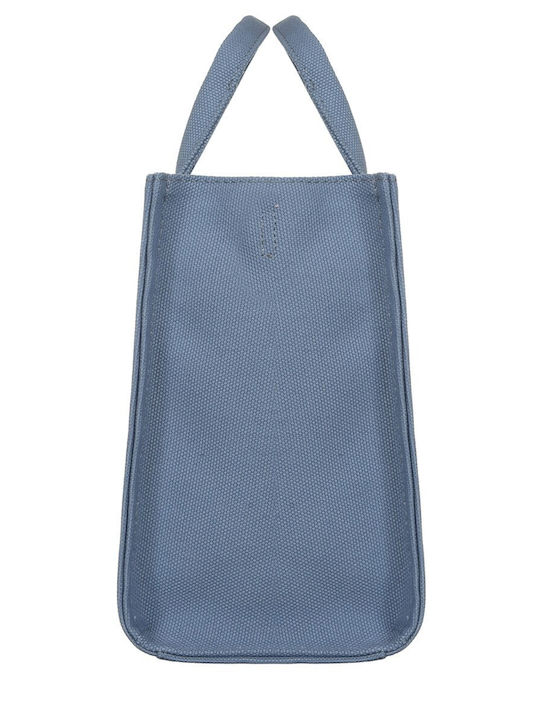 Hadlee Υφασμάτινη Γυναικεία Τσάντα Tote Χειρός Navy Μπλε