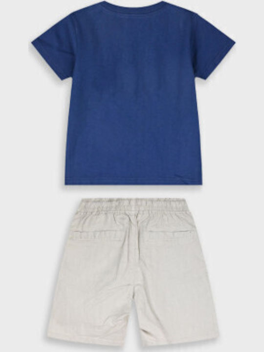 Energiers Kids Set with Shorts Summer 2 Pieces Blue