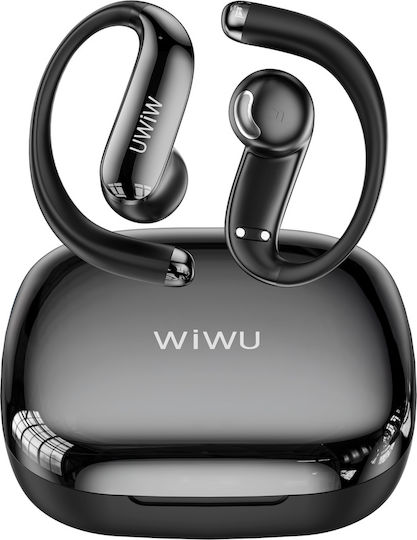 Wiwu Ai303 Earbud Bluetooth Handsfree Ακουστικά με Θήκη Φόρτισης Μαύρα