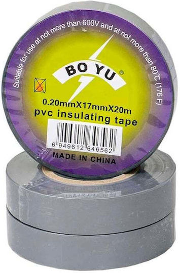 Set 3 Stück Isolierbänder 0,2x1,7mm 20m Grau Z-tools Zts 8267g_3
