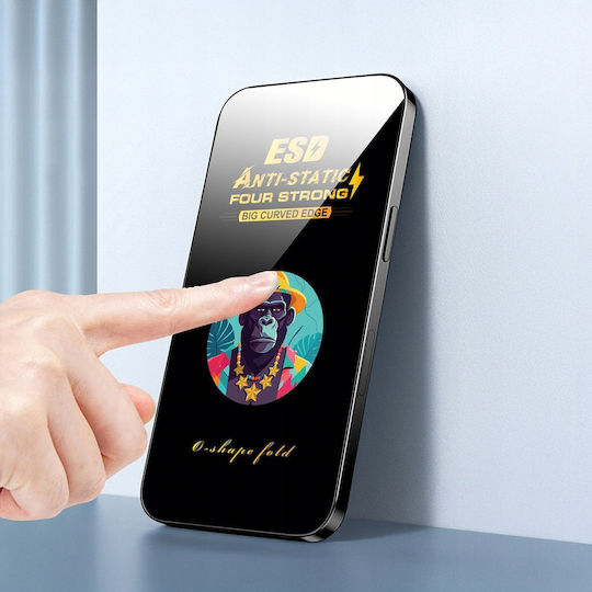 Alogy Universal 9D Gehärtetes Glas Onefit Ai-44 6.67