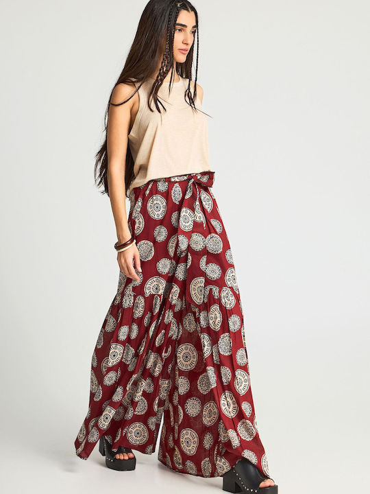 Women's High Rise Cotton Pantaloons Brown