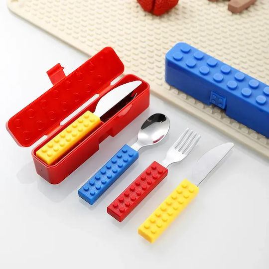 Pandaboo Set Baby Cutlery from Plastic in Case 2 Pieces