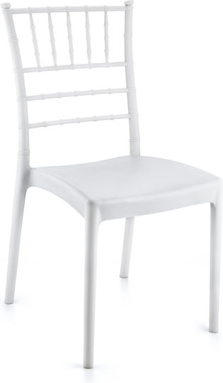 Set Mobilier Catering Evenimente Raki Masă Pliabilă Dreptunghiulară 152x76xh73.5cm Blat Complet 6 Scaune 44x42xh92cm Huse Textile Plastic Metal Alb