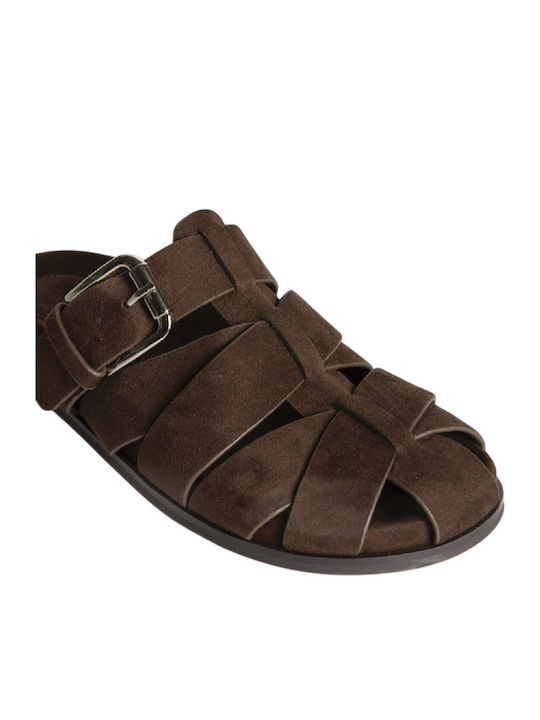 Women's Flat Sandals Brown