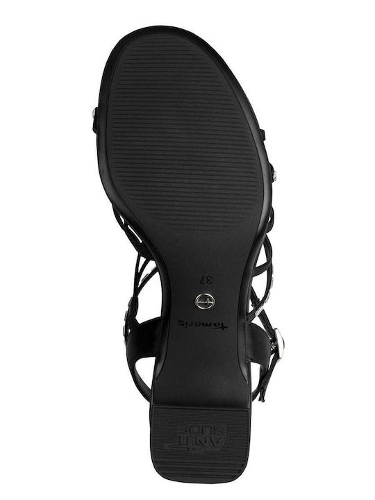 Fabric Sandals Black