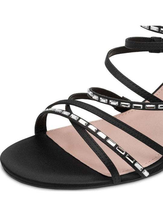 Fabric Sandals Black