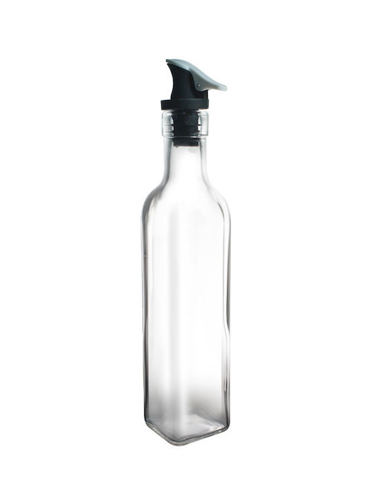 Raki Glass Oil Can with Flow 500ml