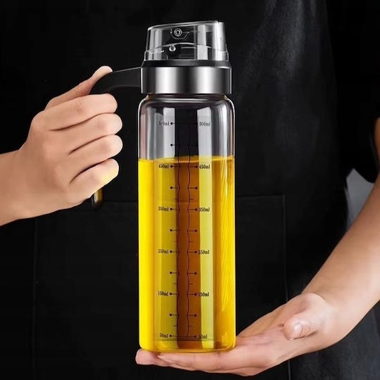 Δοχείο Λαδιού Γυάλινο με Ροή 500ml