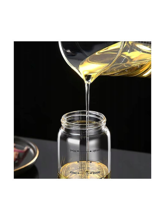 Glass Oil Can with Flow 500ml