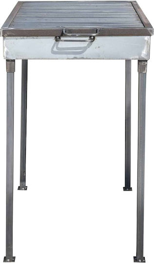Metallischer Holzkohlegrill 70×50 Cm 5222