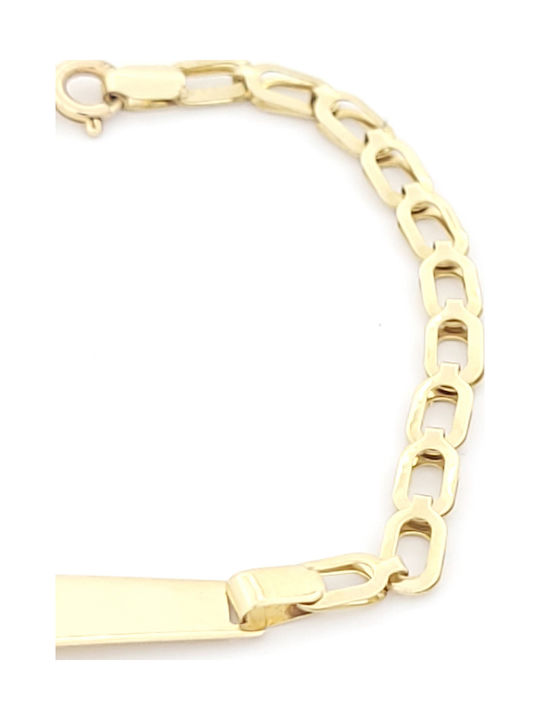 Kids Bracelet ID From 9K Gold