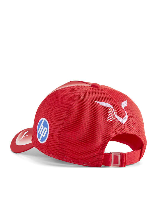 Ferrari Trucker Cap Team Lewis Hamilton Puma Red Ferrari Trucker Cap Team Lewis Hamilton Puma Red