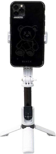 Selfie Stick Τρίποδο Κινητού Bluetooth Λευκό