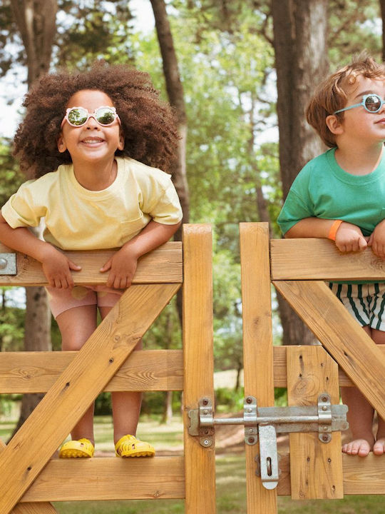 KiETLA Lion Unbreakable Kids Sunglasses with Mirror Lens Multicolour for 2-4 Years