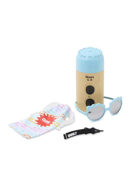 KiETLA Lion Unbreakable Kids Sunglasses with Mirror Lens Multicolour for 2-4 Years