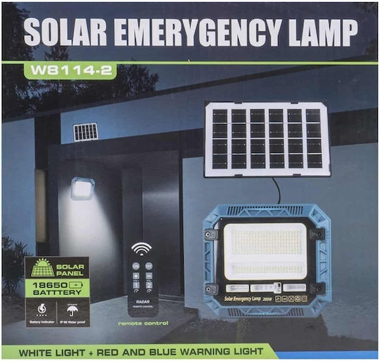 Proiector Led Încărcare Solară 200w Panou Separat Telecomandă Ip66 Z-tools Zts 8985