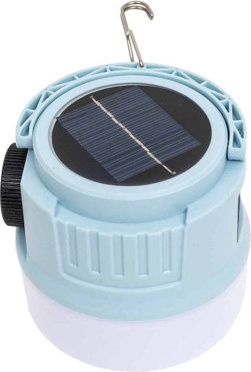 Led Camping Lantern Portable Solar Usb Charging Blue Z-tools Zts 9000