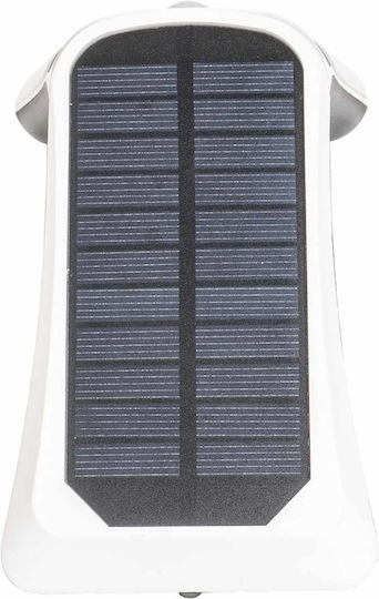 Wall Solar Lamp 20w Power Motion Sensor Conical White Z-tools Zts 8682