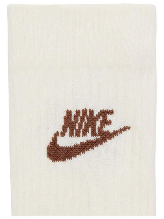 Nike Everyday Essential Crew Socks Athletic Socks Brown 1 Pair