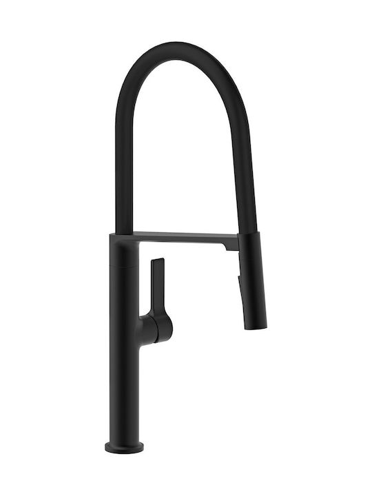 Berg Magnetische Küchenarmatur Zähler Flexibel Schwarze