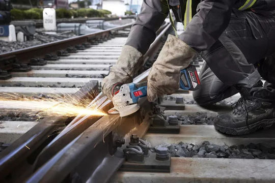 Bosch GWS18V-11 Τροχός 125mm Μπαταρίας Brushless 2x5Ah