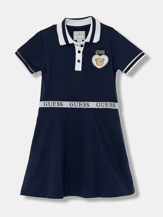 Mädchenkleid Dunkelblau