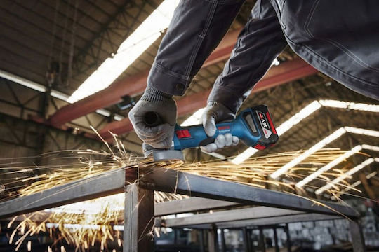 Bosch GWS 18V-8 Τροχός 125mm Μπαταρίας Brushless 2x4Ah