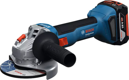 Bosch GWS 18V-8 Τροχός 125mm Μπαταρίας Brushless 2x4Ah