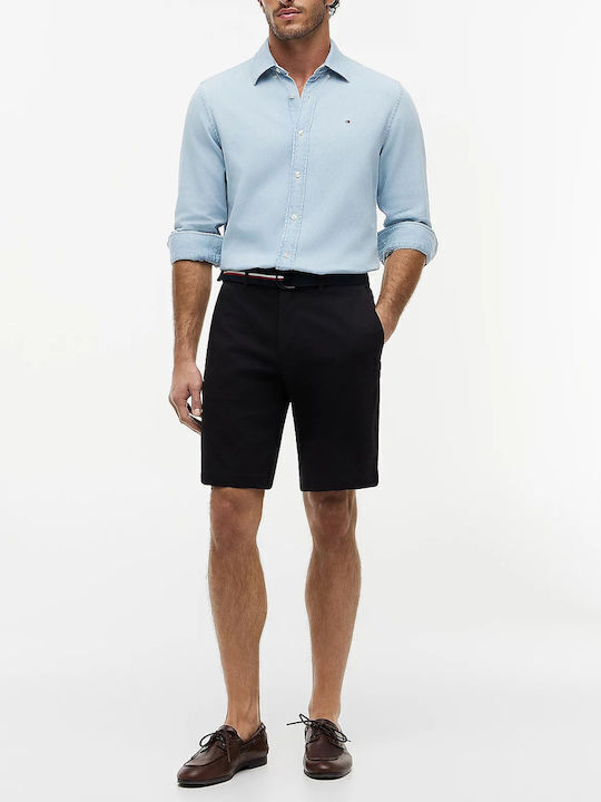 Herren Shorts Chino Schwarz