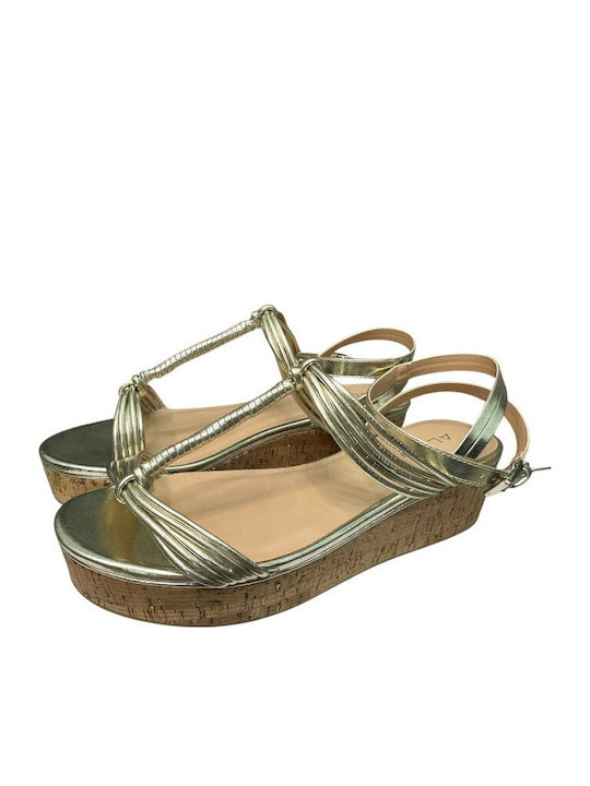 Sommer Damenplattformen Beige