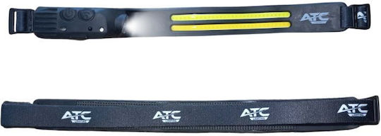 ATC Kopflampe LED IPX4 mit Maximaler Helligkeit 185 Lumen