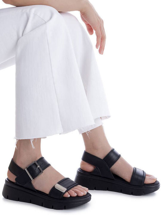 Sommer Damenplattformen Schwarz