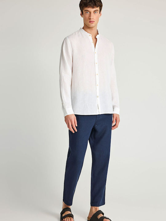 Funky Buddha Παντελόνι Chino Navy Μπλε Funky Buddha Παντελόνι Chino Navy Μπλε